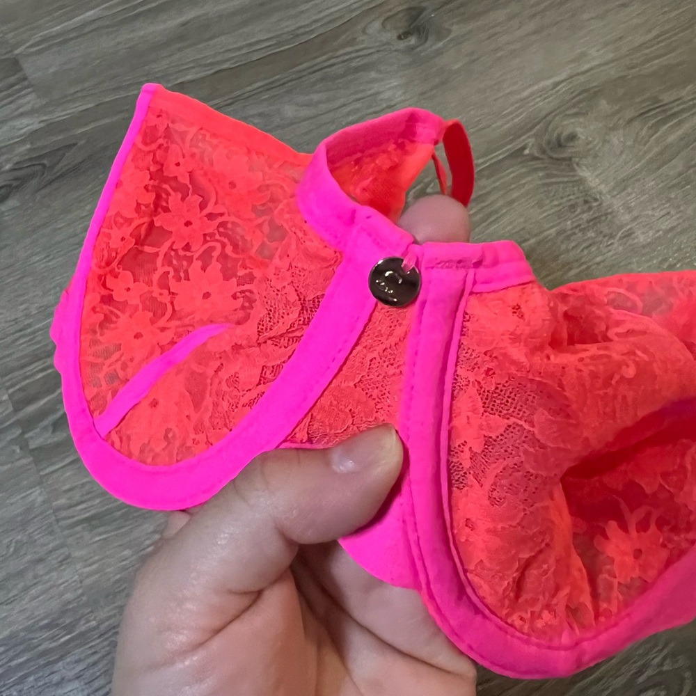 Cacique Flower Lace Unlined Demi Bra - Picture 5 of 7
